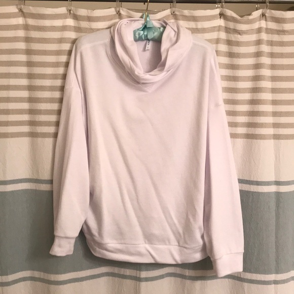 Fabletics Tops - FABLETICS white hoodie Size Small